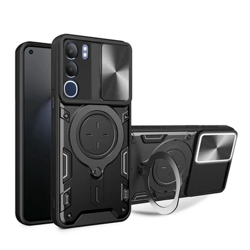 [Free Shipping} METAL RING HOLDER CASE FOR VIVO Y19S