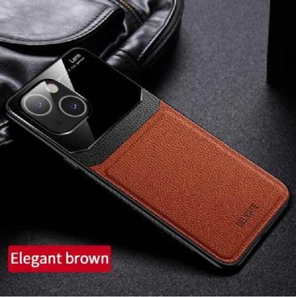 Iphone 13 pro shockproof leather case