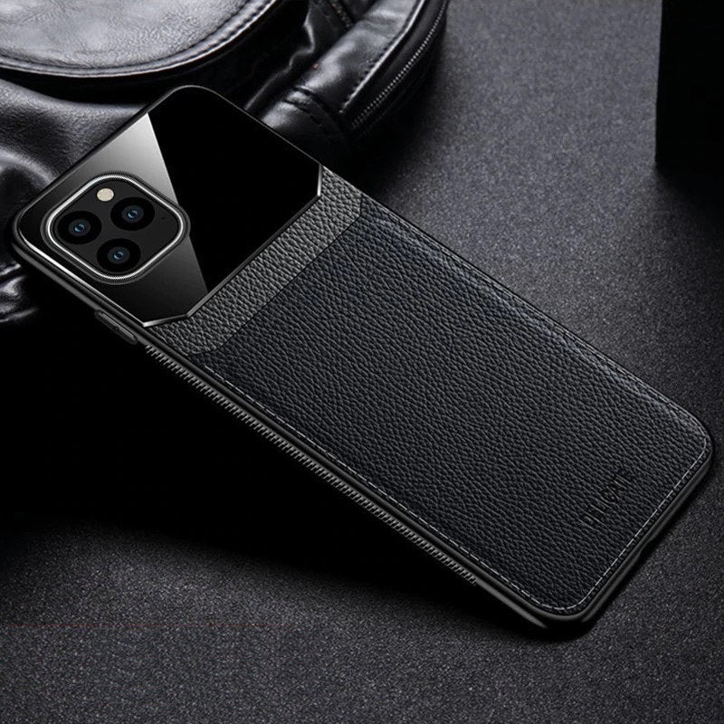 [FREE SHIPPING]Luxury Slim Leather Case Lens Shockproof Back Cover for
