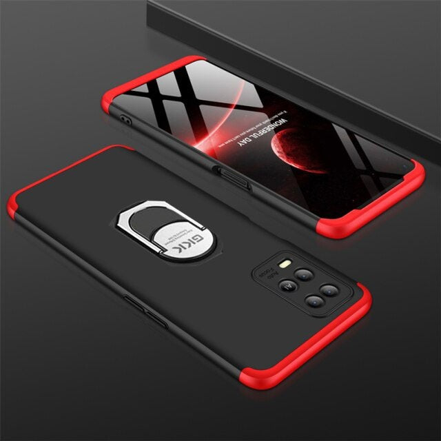 Oppo A54 Gkk ShockProof Full Protection Cover 360 Case Ring Holder