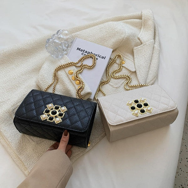 Pure Pearl Women's Handbag Leather Crossbody Bag PU Shoulder Bag Hand Bag