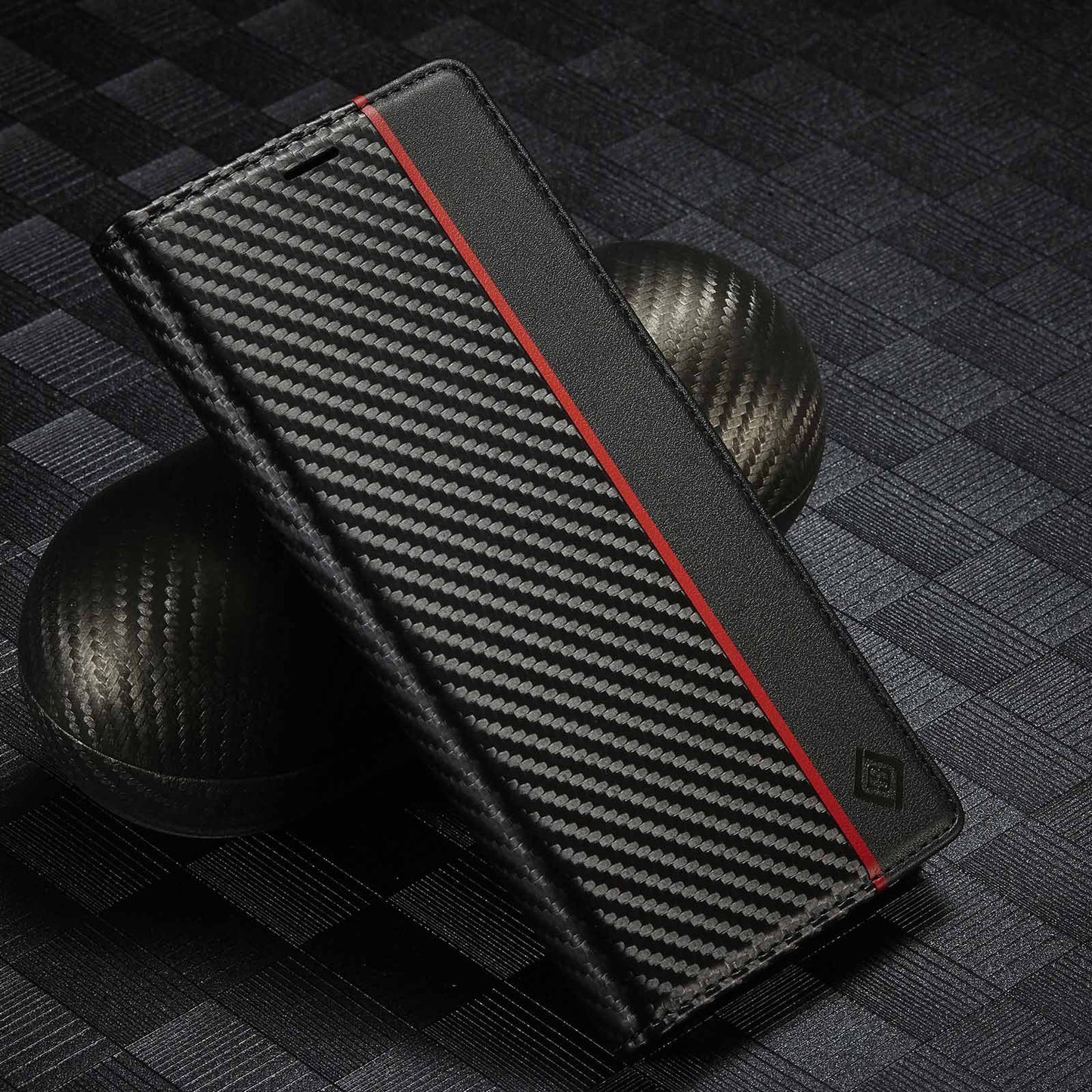 [FREE SHIPPING] CARBON FIBER BOOKLET LEATHER CASE FOR SAMSUNG NOTE 20 ULTRA