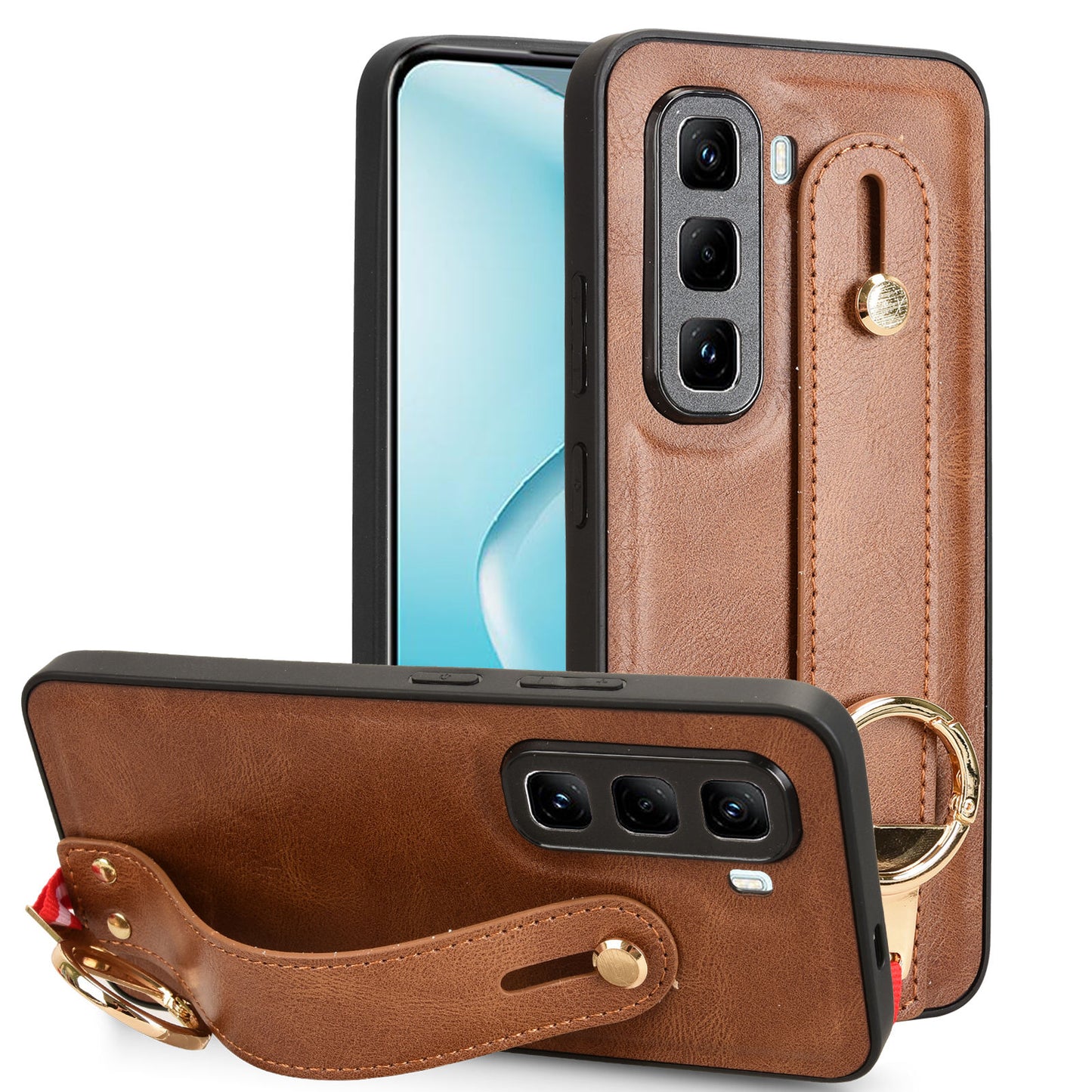 [FREE SHIPPING] BUSINESS PU LEATHER CASE FOR INFINIX HOT 50
