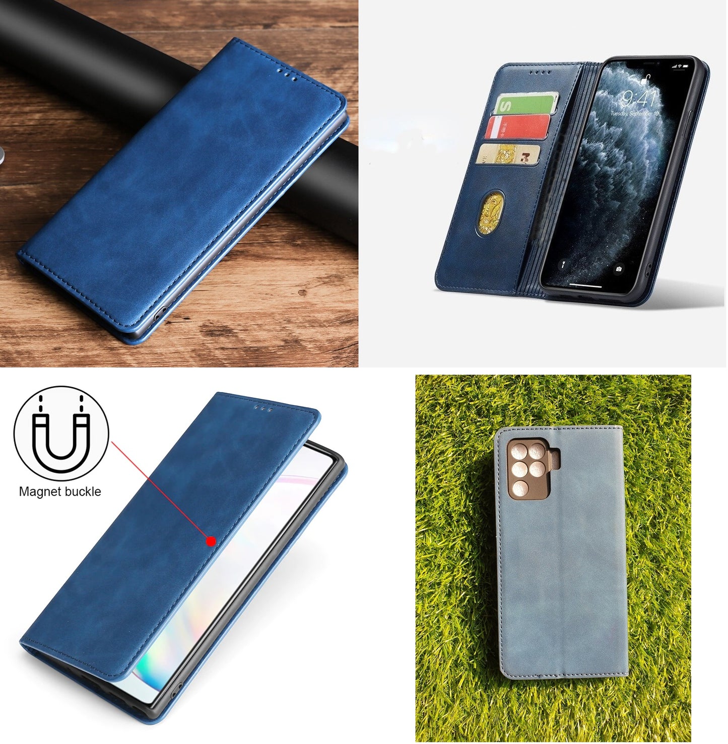 CLAIR FLIP LEATHER CASE FOR OPPO MODELS