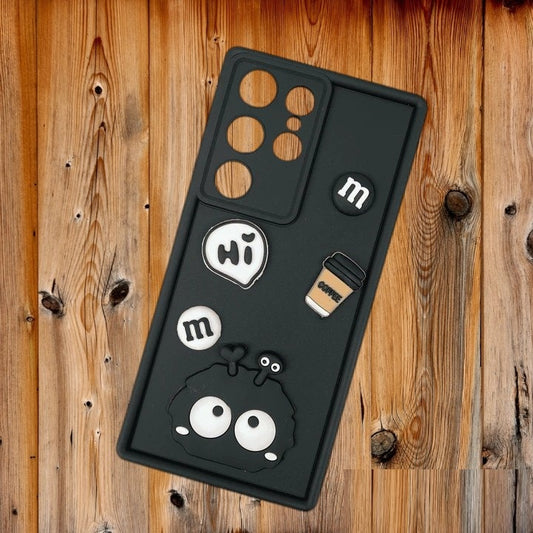 [FREE SHIPPING] 3D Briquette m&m icons Liquid silicon Case for Samsung S23 Ultra