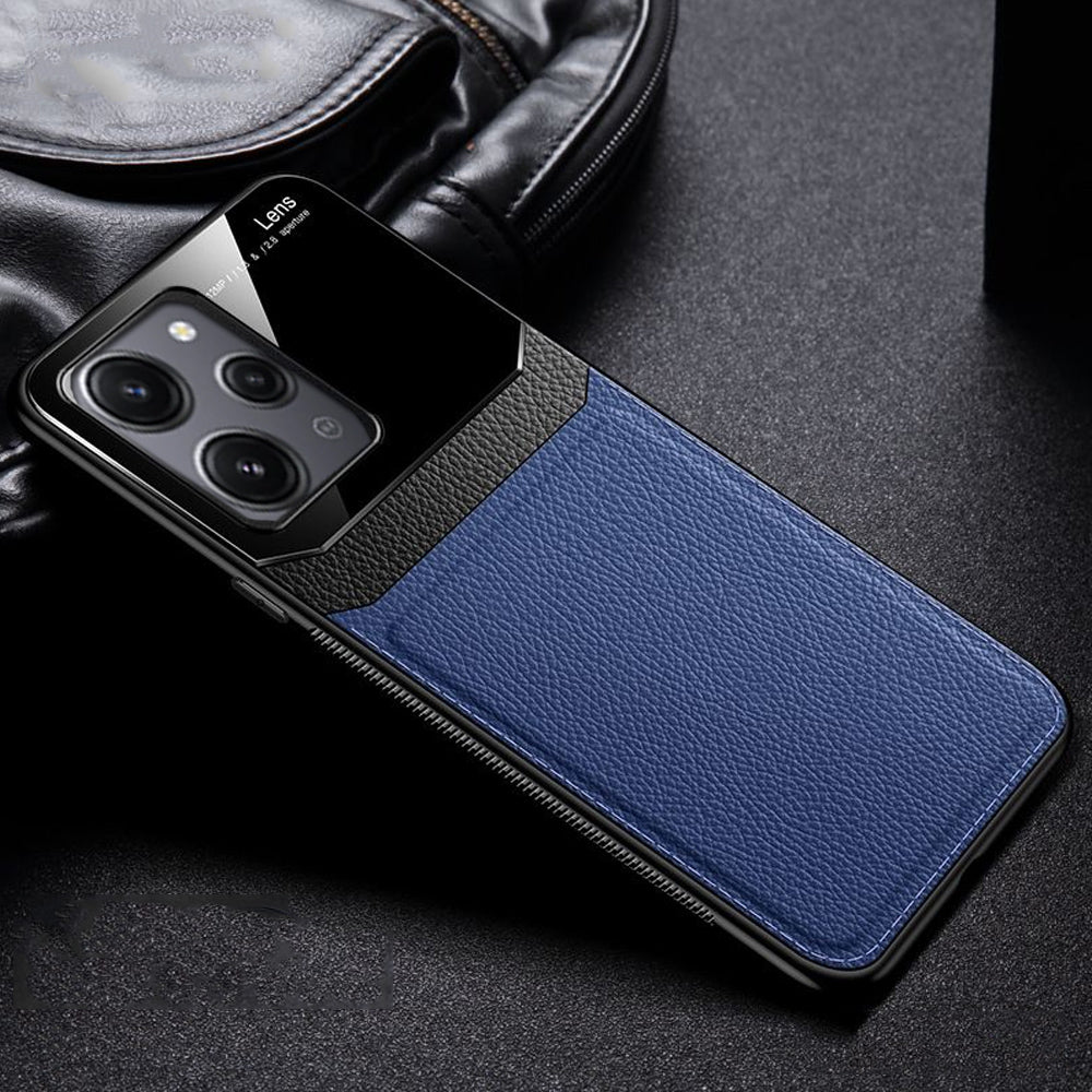 [ FREE SHIPPING] Luxury Slim Leather Case Lens Shockproof BackCover For Redmi 12