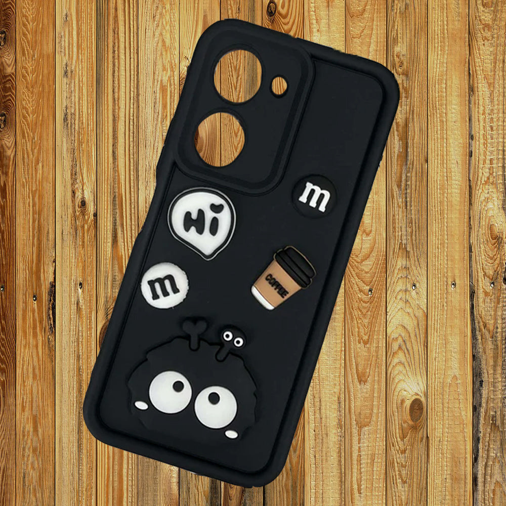 [FREE SHIPPING] 3D Briquette m&m icons Liquid silicon Case for Vivo Y18