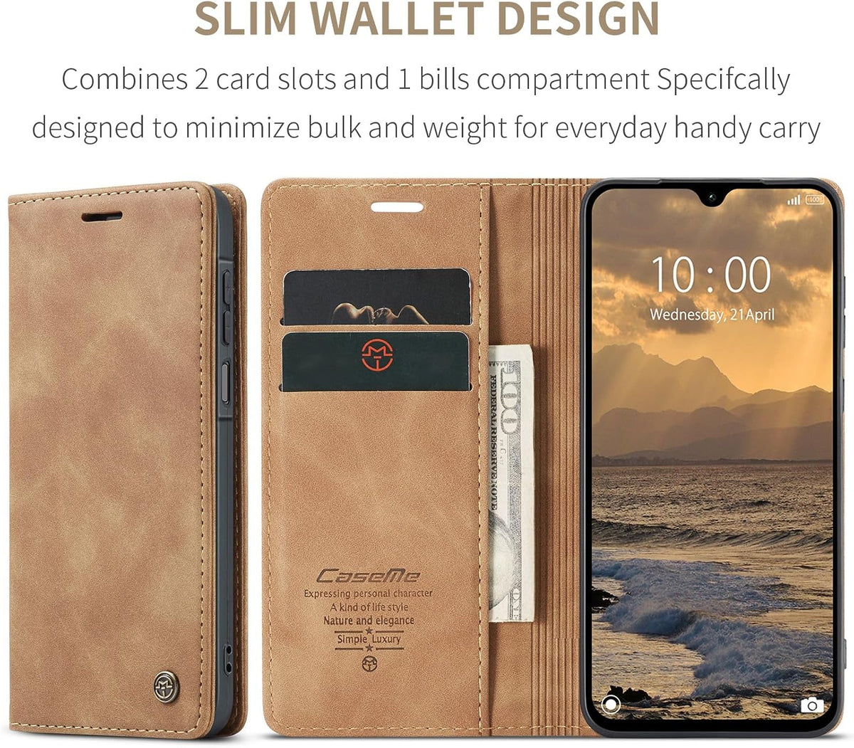 [FREE SHIPPING] CASEME FLIP LEATHER CASE FOR SAMSUNG A27