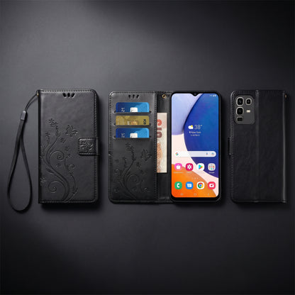 [FREE SHIPPING] BUTTERFLY FOWER LEATHER CASE FOR INFINIX MODELS