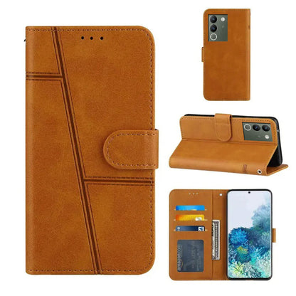 BOOKLET LEATHER FLIP CASE FOR VIVO MODELS