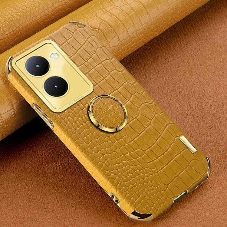[FREE SHIPPING] Crocodile Pattern Leather Case For VIVO Y36
