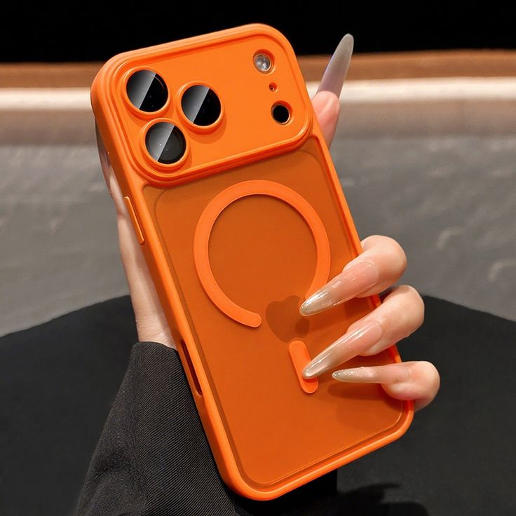 [FREE SHIPPING] LUXURY ORANNGE FORESTED MAGSAFE CASE FOR IPHONE 17 PRO MAX