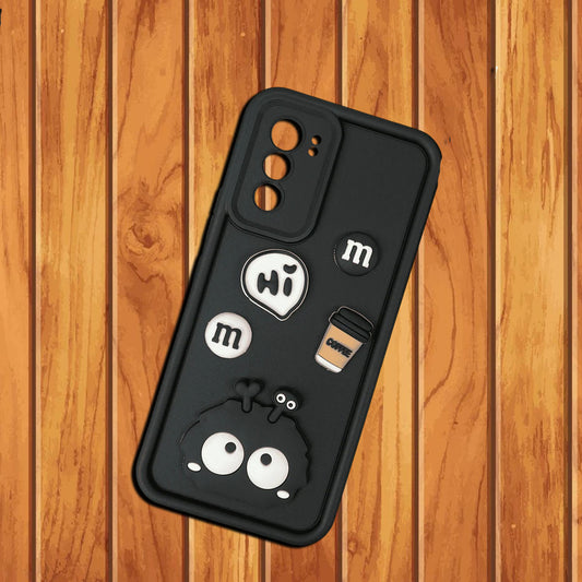 [ FREE SHIPPING] 3D Briquette m&m icons Liquid silicon Case for Vivo Y19s