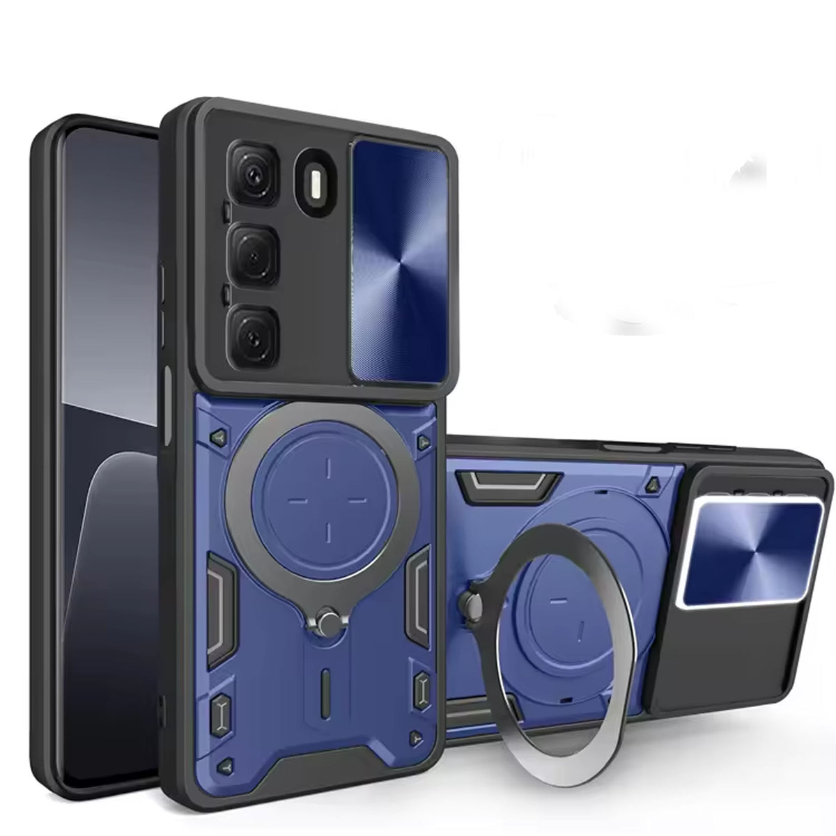 [FREE SHIPPING] METAL RING CASE FOR INFINIX  MODELS
