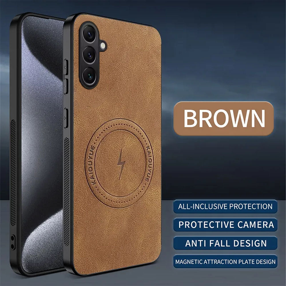 [FREE SHIPPING] SLIM MAGSAFE LEATHER CASE FOR SAMSUNG A06
