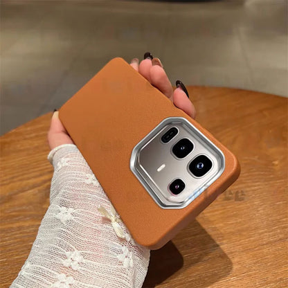 [FREE SHIPPING] MATTE LEATHER TEXTURED SKIN SLIM CASE FOR INFINIX NOTE 50