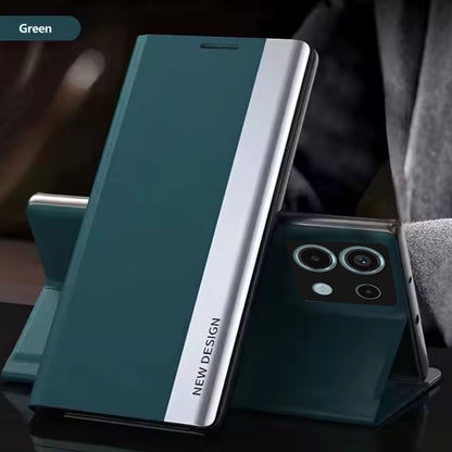 [FREE SHIPPING] CLASSIC BUSINESS FLIP CASE FOR REDMI NOTE 13 PRO