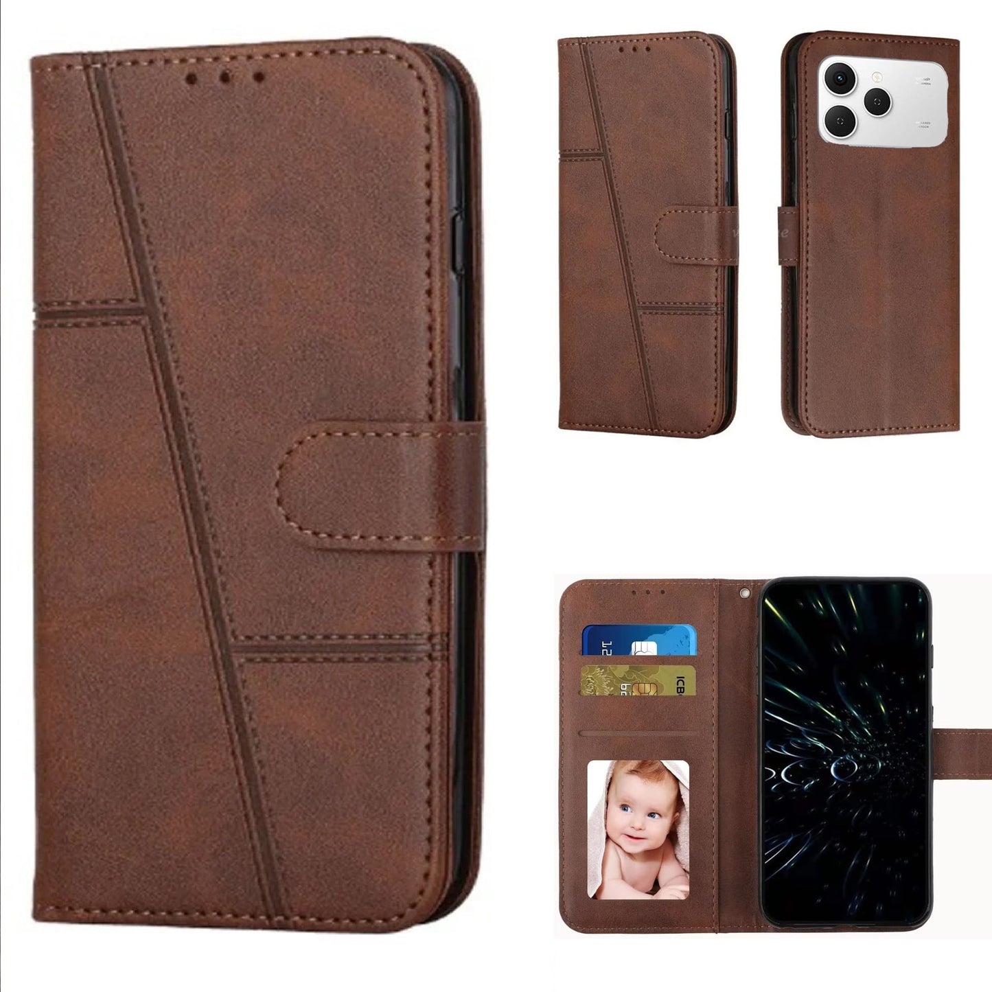BOOKLET CASE FOR TECNO MODELS