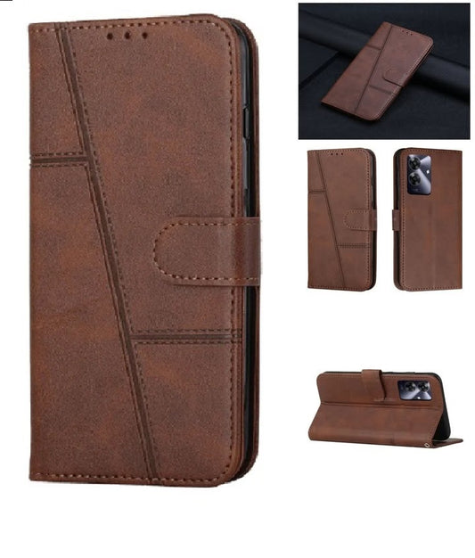 [FREE SHIPPING] BOOKLET LEATHER CASE FOR REALME NOTE 60/C61/C63