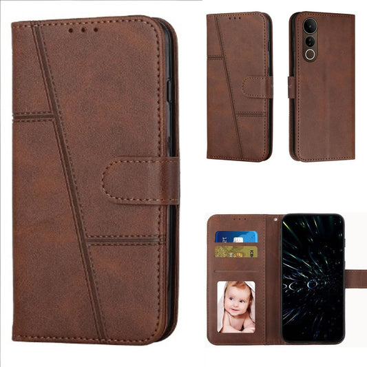 [FREE SHIPPING] BOOKLET LEATHER CASE FOR VIVO V70 FE