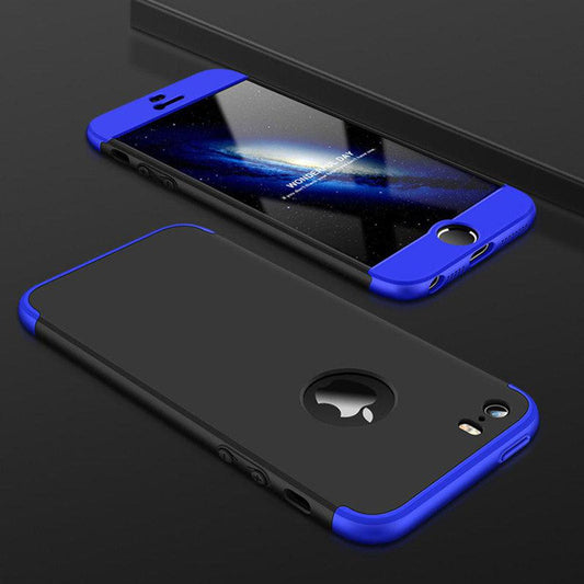 [FREE SHIPPING] Gkk 3in1 Full Protection Case For iPhone 7/ Iphone 8 - Blue & Black