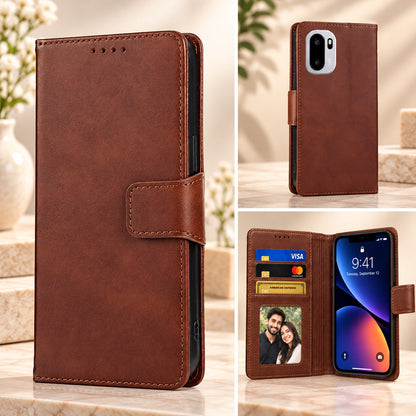 [FREE SHIPPING] FLIP LEATHER CASE FOR ONEPLUS 15R/ACE 6/ACE 6T