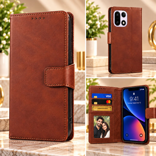 [FREE SHIPPING] FLIP LEATHER CASE FOR ONEPLUS 15