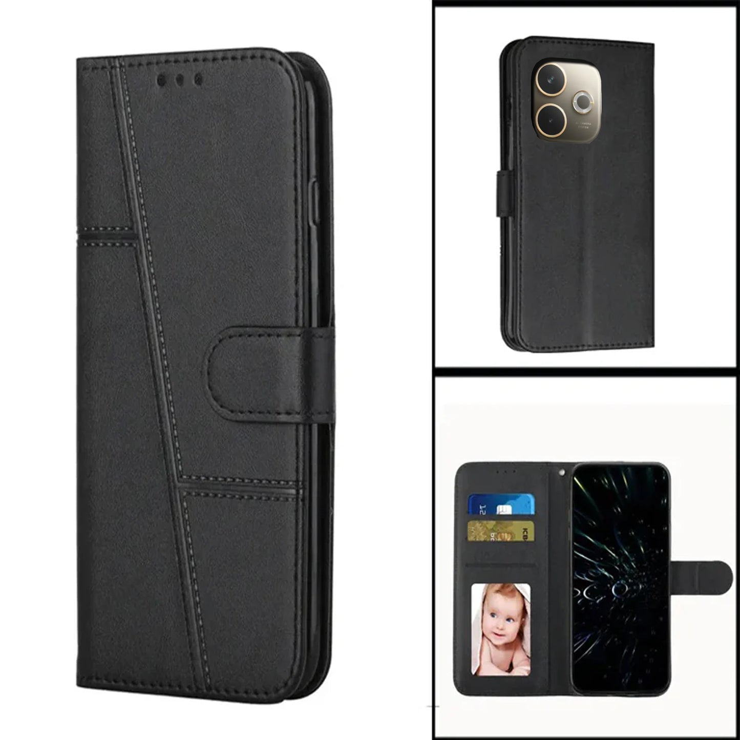 [FREE SHIPPING] BOOKLET CASE FOR OPPO A5 PRO