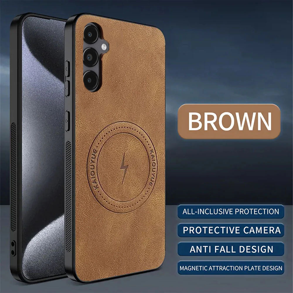 [FREE SHIPPING] SLIM MAGSAFE LEATHER CASE FOR SAMSUNG A55
