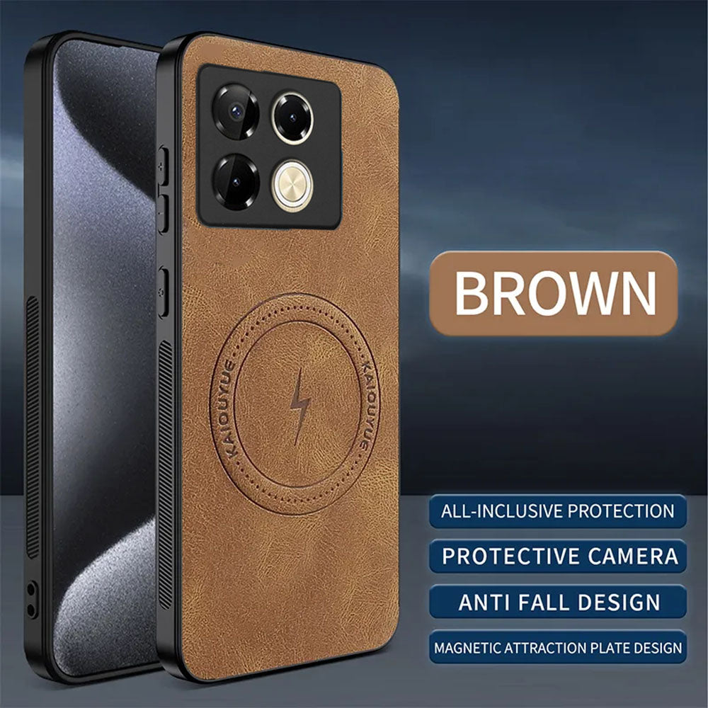 [FREE SHIPPING] SLIM MAGSAFE LEATHER CASE FOR INFINIX NOTE 40
