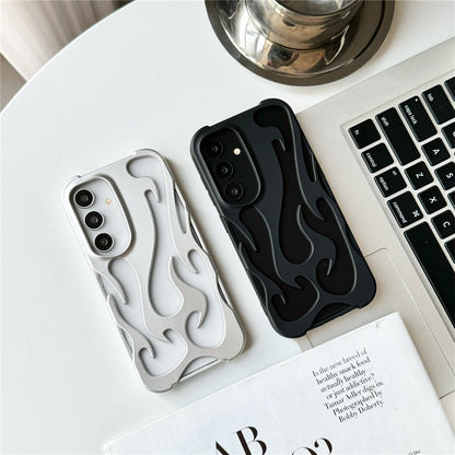 [FREE SHIPPING] FLAME SHAPED HOLLOWED FROSTED PHONE COVER SAMSUNG A16