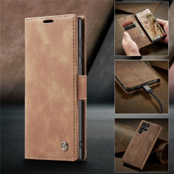 CASEME FLIP LEATHER CASE FOR SAMSUNG MODELS
