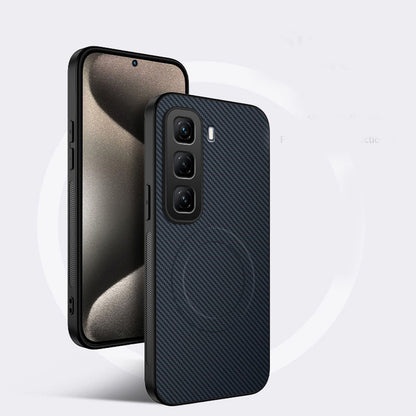 [FREE SHIPPING] CARBON FIBER CASE FOR INFINIX HOT 50 PRO PLUS