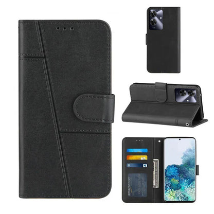 [FREE SHIPPING] BOOKLET LEATHER CASE FOR REALME NOTE 60