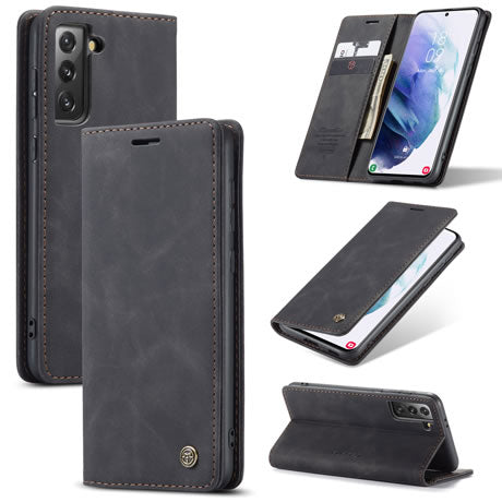 [FREE SHIPPING] CASEME RETRO FLIP LEATHER CASE WITH CARD SLOT FOR SAMSUNG S21