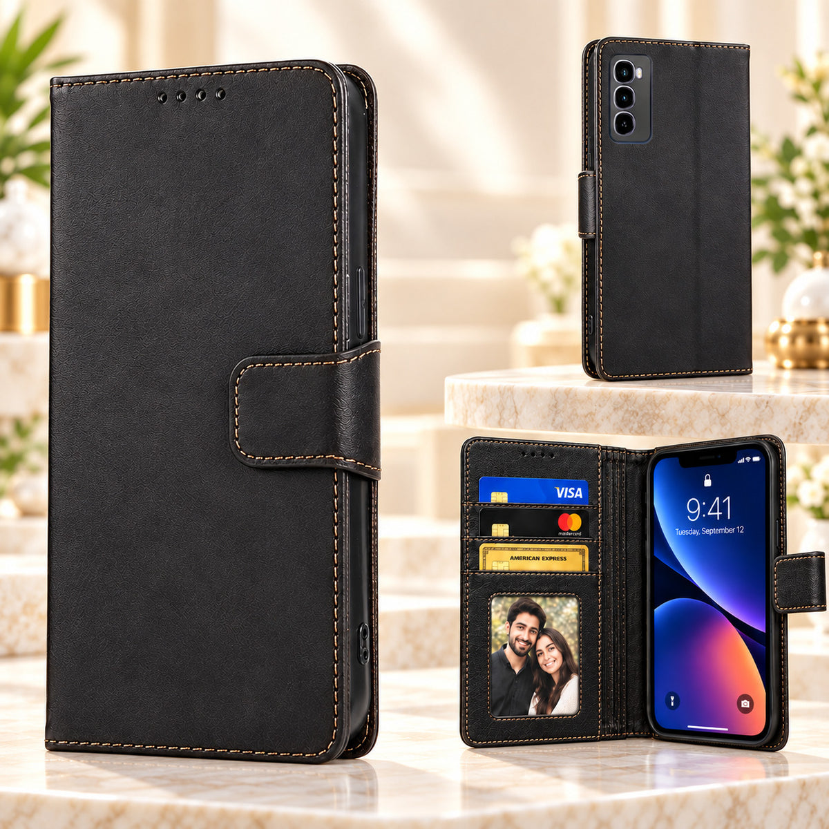 [FREE SHIPPING] FLIP LEATHER CASE FOR ITEL CITY 200