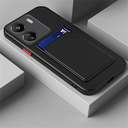 [FREE SHIPPING] CARD SLOT SHOCKPROOF CASE FOR Redmi NOTE 13C