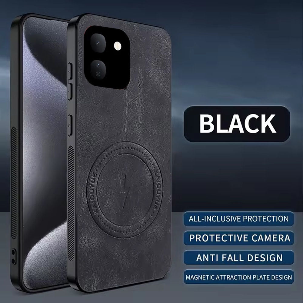[FREE SHIPPING] SLIM MAGSAFE LEATHER CASE FOR VIVO V80 LITE