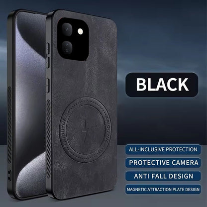 [FREE SHIPPING] SLIM MAGSAFE LEATHER CASE FOR VIVO V80 LITE