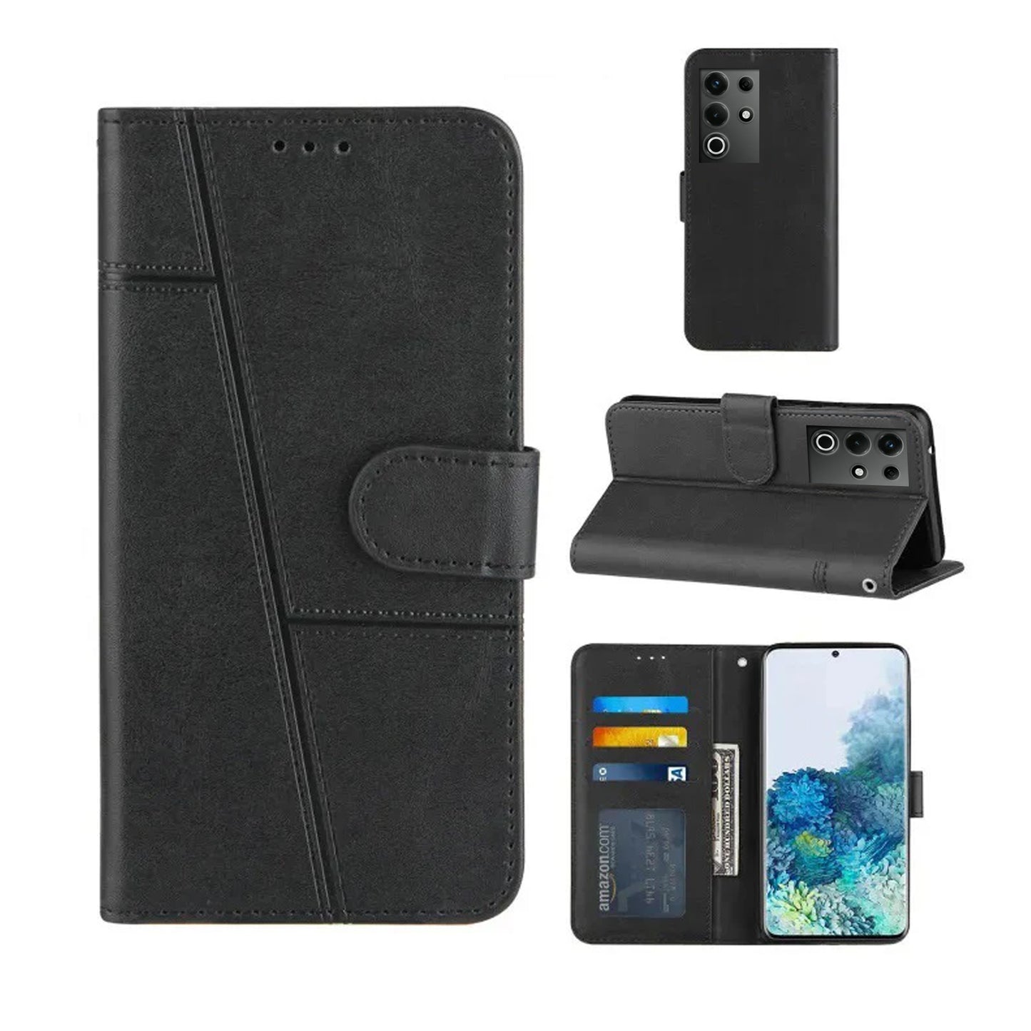 [FREE SHIPPING] BOOKLET LEATHER CASE FOR ITEL S25 ULTRA
