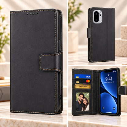 [FREE SHIPPING] FLIP LEATHER CASE FOR ONEPLUS 15R/ACE 6/ACE 6T