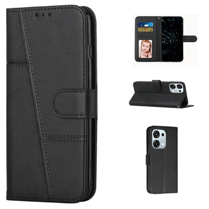 BOOKLET LEATHER FLIP WALLET CASE