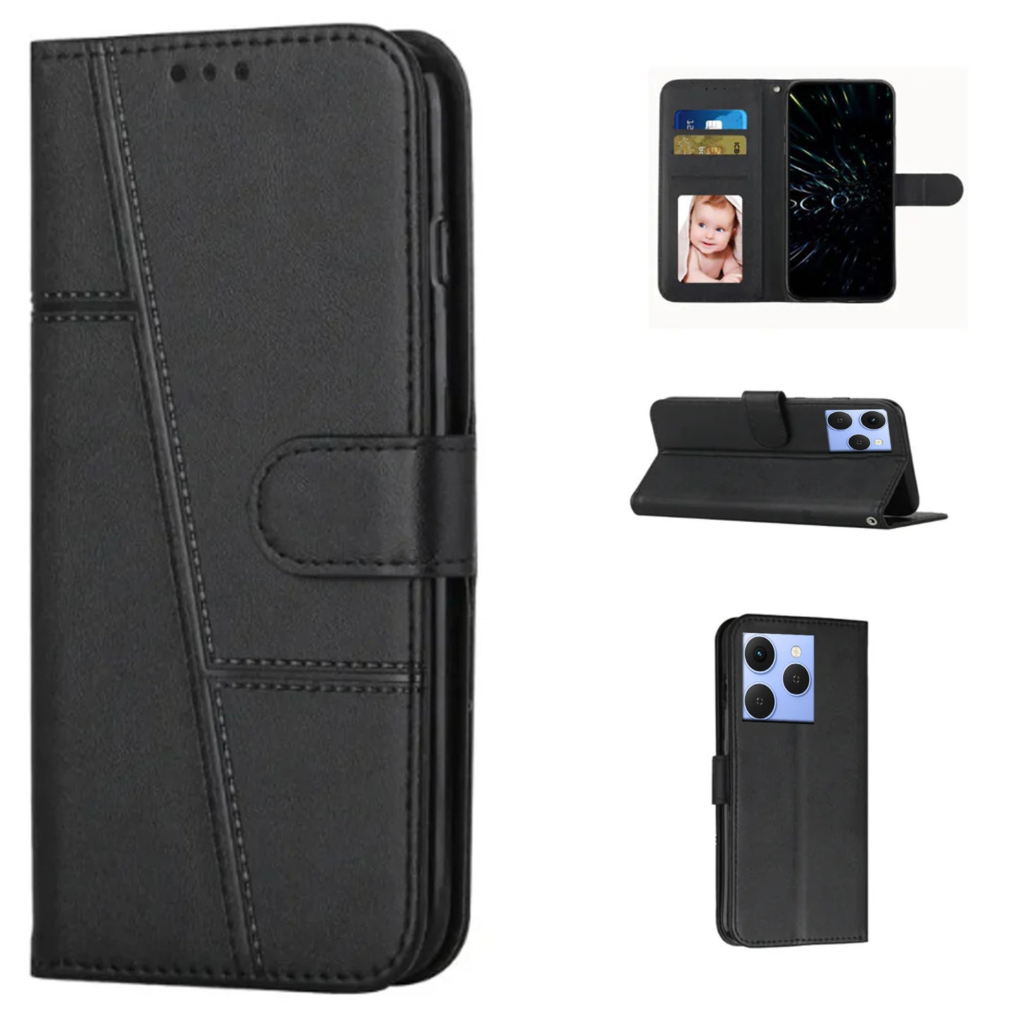 [FREE SHIPPING] BOOKLET CASE FOR TECNO SPARK 40