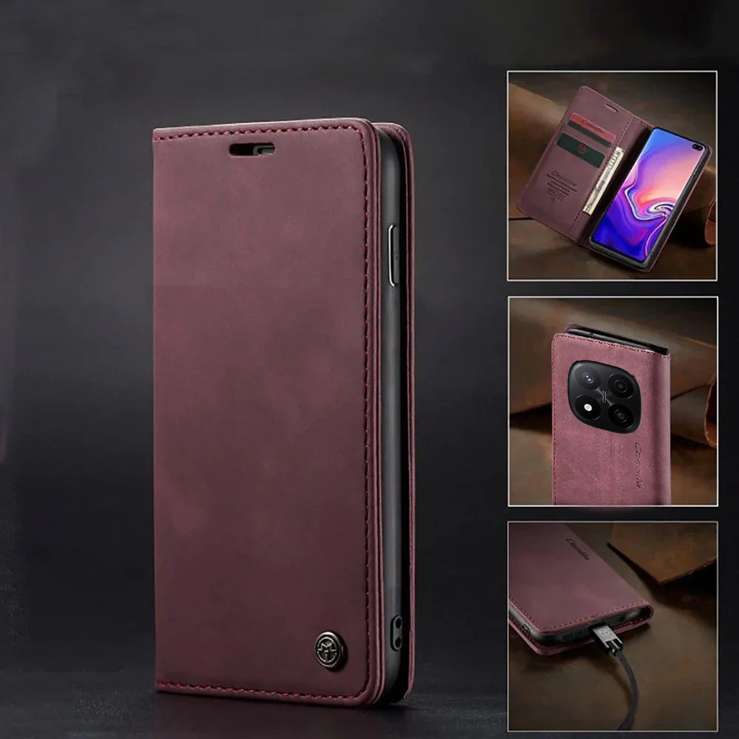 [FREE SHIPPING] CASEME FLIP CASE FOR REDMI NOTE 14 PRO PLUS