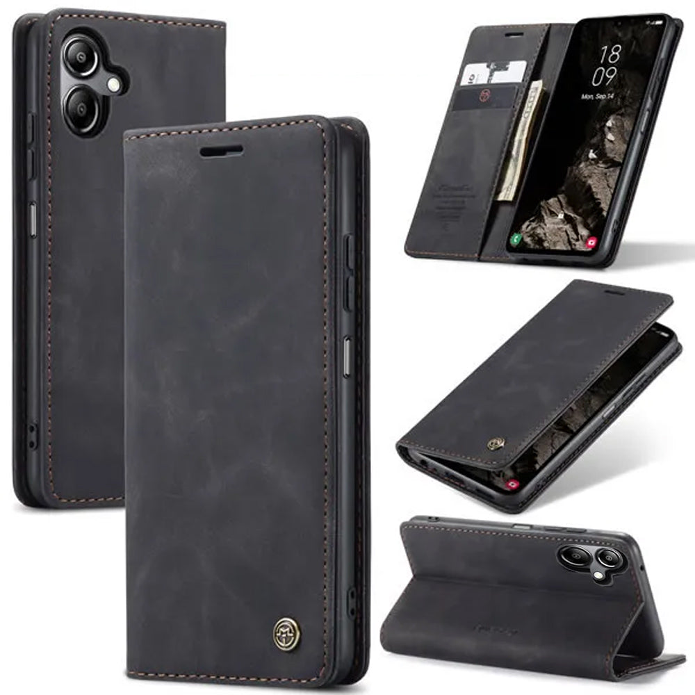 Clickaway Samsung Samsung C7 Pro Leather Back Cover Flip Cover