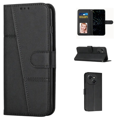 [FREE SHIPPING] BOOKLET LEATHER CASE FOR TECNO SPARK 40c