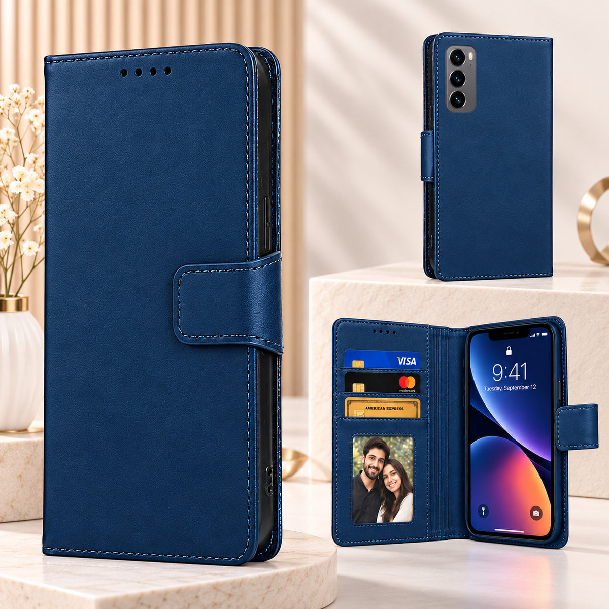 [FREE SHIPPING] FLIP LEATHER CASE FOR ITEL CITY 200