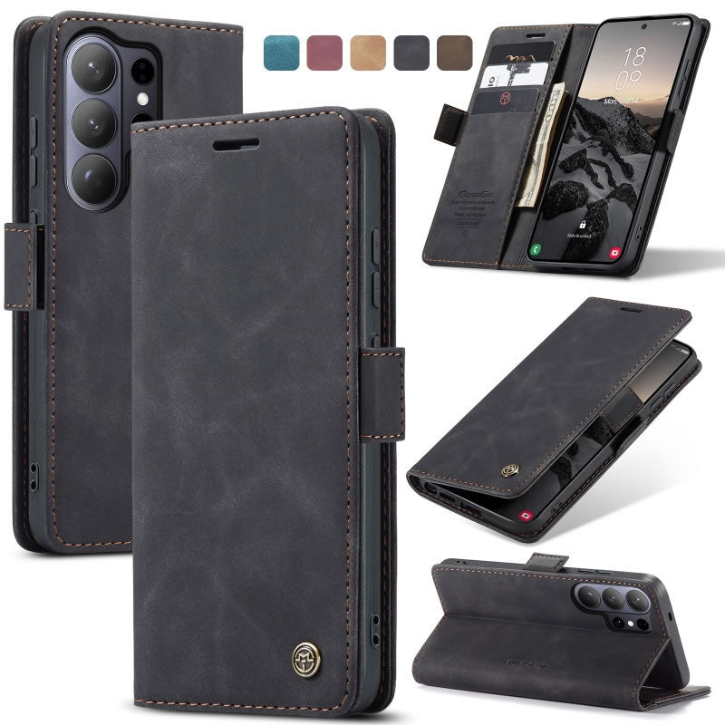 [FREE SHIPPING] CASEME FLIP LEATHER CASE WITH CARD SLOTS FOR SAMSUNG S26 ULTRA