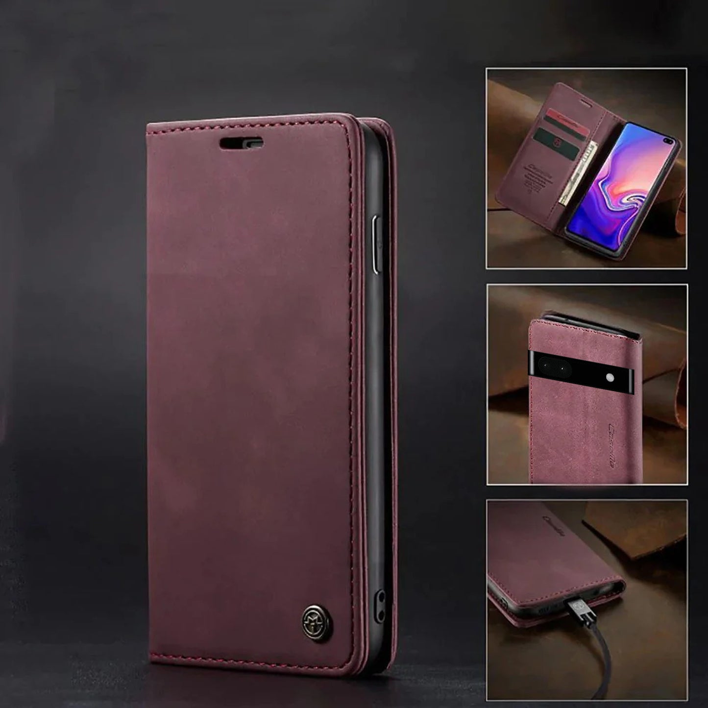 [FREE SHIPPING] CASEME FLIP LEATHER CASE FOR GOOGLE PIXEL MODELS