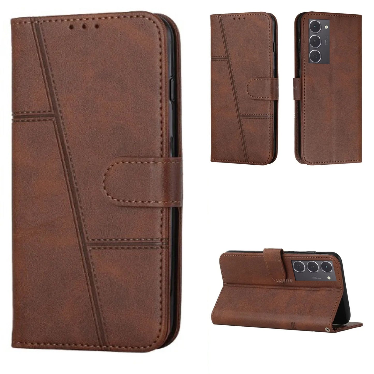 [FREE SHIPPING] BOOKLET LEATHER CASE FOR TECNO SPARK 40 PRO